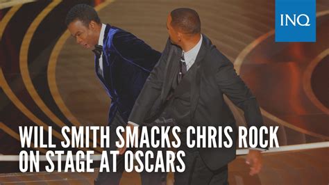 Will Smith smacks Chris Rock on stage at Oscars | Chris Rock, Will ...