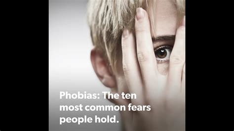 Top 10 Most Common Phobias - YouTube