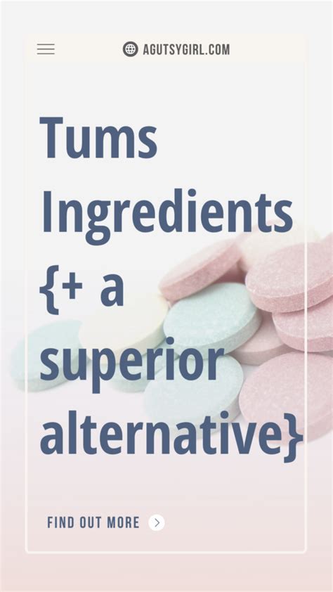 Tums Ingredients {+ a clean alternative} - A Gutsy Girl®