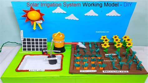 solar irrigation system working model science project for school ...