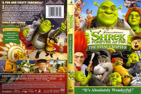 Shrek Forever After (2010) WS R1 - Cartoon DVD - CD Label, DVD Cover ...