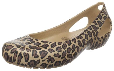 Crocs Women's Kadee Leopard Flat | Leopard print ballet flats, Ballet flats, Leopard flats