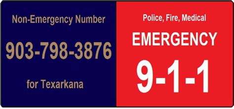 Do You Know this Non-Emergency Number for the Police? - Texarkana FYI