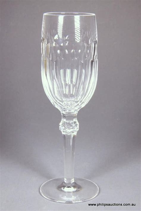 Waterford Champagne Flutes in Curraghmore Pattern - British - 20th Century - Glass