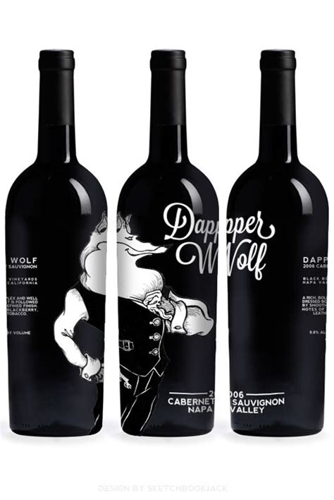 Black Bottle Wine Labels | Wine bottle design, Wine bottle label design ...