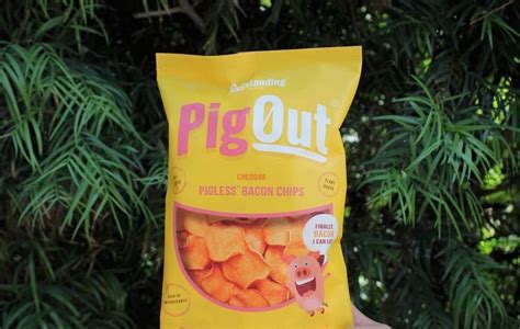 Vegan Pig Out Bacon Chips to Disrupt the Pork Rind Snack Industry