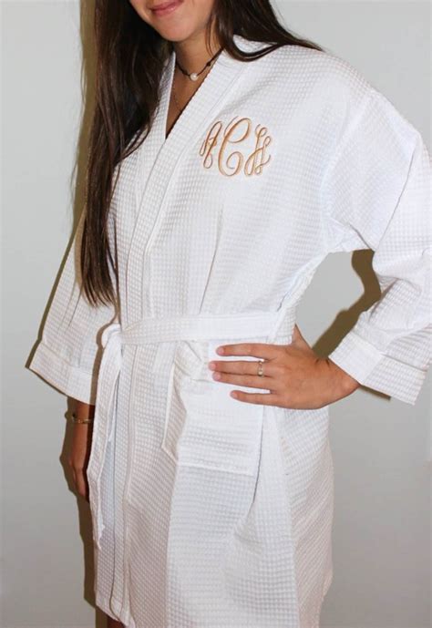 Spa Robe Monogrammed Robe Bridal Robes Personalized Robe - Etsy