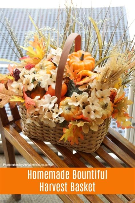 Homemade Bountiful Harvest Basket