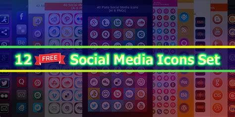 100 Free Social Media Icons (PNGs & Vector File)