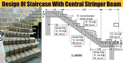 Staircase Landing Beam Design - The Best Picture Of Beam