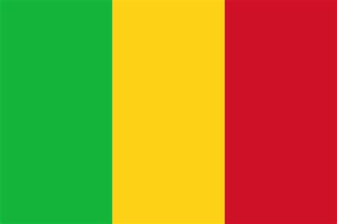 The official flag of the Mali