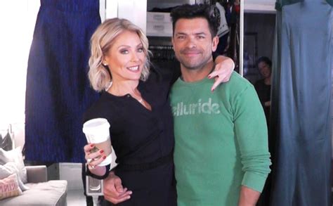 Kelly's hubby, Mark Consuelos, stopped by #KellysFashionFinder today ...