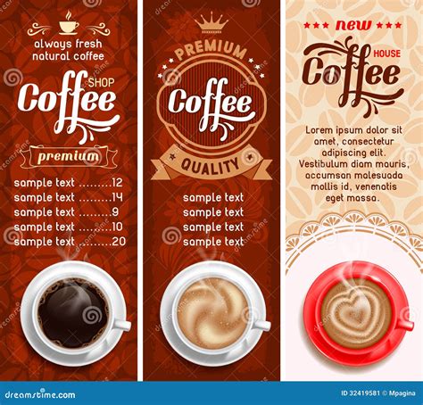 Coffee Labels Stock Image - Image: 32419581