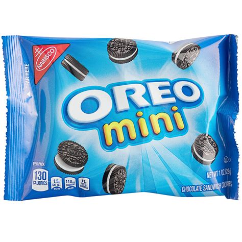 Nabisco Oreo Mini Cookies 1 oz. Snack Pack - 48/Case