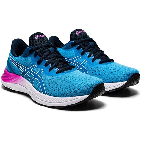 Asics Womens GEL-Excite 8 Running Shoes - Blue/Pink - Tennisnuts.com