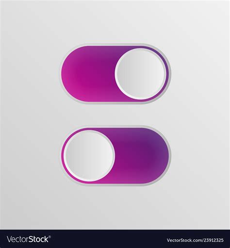 Toggle switch icon Royalty Free Vector Image - VectorStock