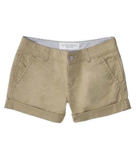 Aeropostale Women's Khaki Midi Shorts - Walmart.com