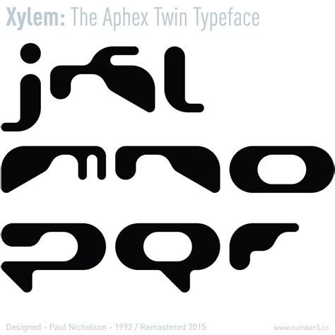 Trace the evolution of Aphex Twin’s iconic logo | Aphex twin, Typography design numbers ...