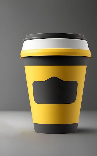 Premium AI Image | Mockup image of a coffee paper cup AI generated