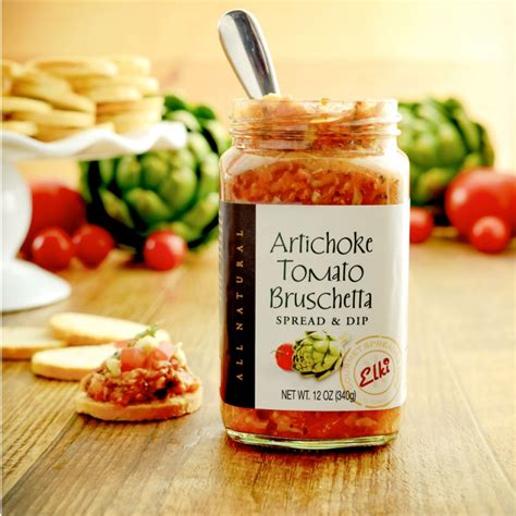 Elki Artichoke Tomato Bruschetta - 91E / 12 oz | Elki