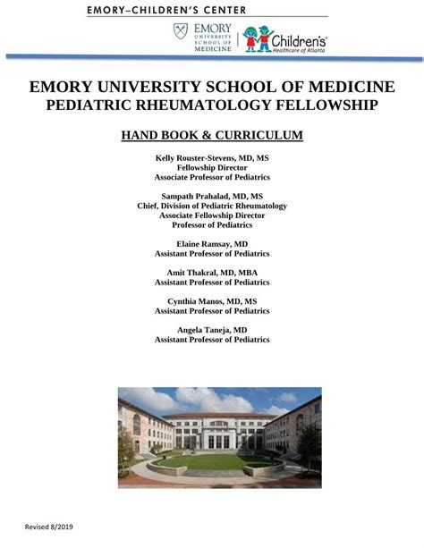 (PDF) EMORY UNIVERSITY SCHOOL OF MEDICINE · 2 OVERVIEW: Emory ...