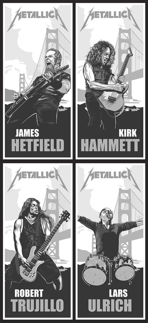 Adobe Draw test | Metallica, Metallica art, Rock band posters