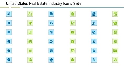 United States Real Estate Industry Icons Slide Ppt Styles Inspiration PDF