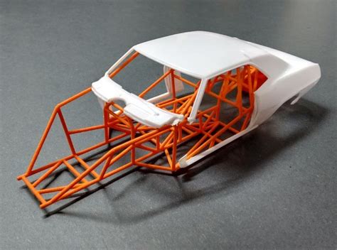 Camaro Pro Stock Chassis 1/24 Model Car by MagRacer on Shapeways | Plastic model kits cars ...