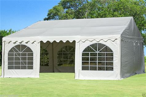 20 x 20 White PVC Party Tent Canopy