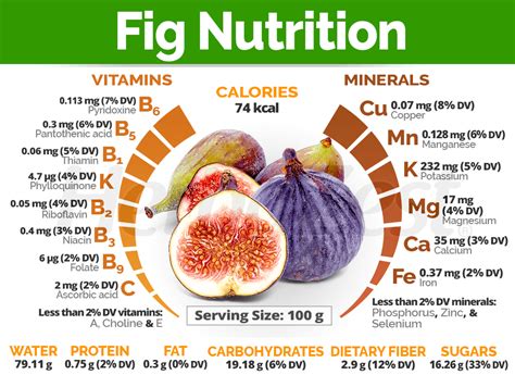 Nutrition Facts And Health Benefits Of Figs | Fruits Facts