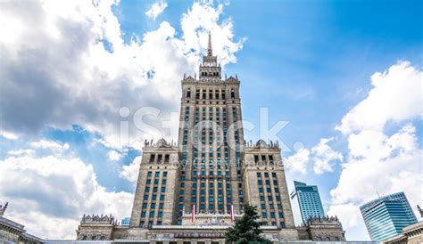 Warsaw - Palace Of Culture And Science Stock Photo | Royalty-Free ...