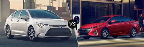 2020 Toyota Corolla Hybrid vs 2020 Toyota Prius Prime