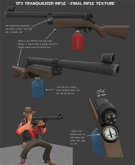 TF2 Tranq' Rifle Model 03 by Elbagast on DeviantArt