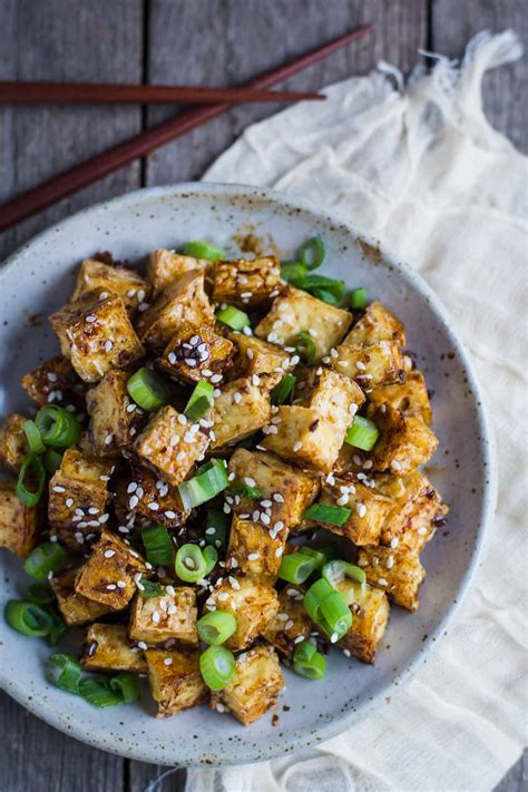 Green Onion & Garlic Crispy Tofu - Food with Feeling