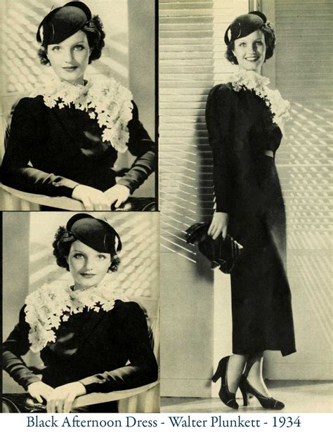 1930s Fashion - Gorgeous Autumn Styles for 1934 - Glamour Daze