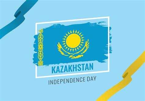 Kazakhstan Independence day background for national celebration. 4808292 Vector Art at Vecteezy