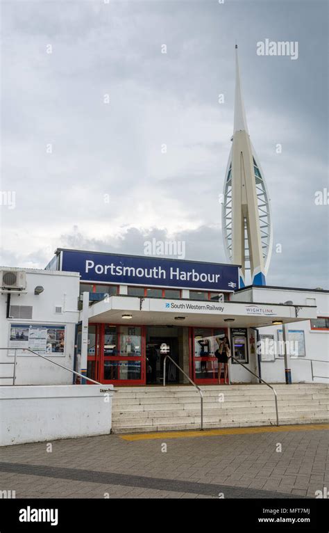 Portsmouth harbour railway station hi-res stock photography and images - Alamy