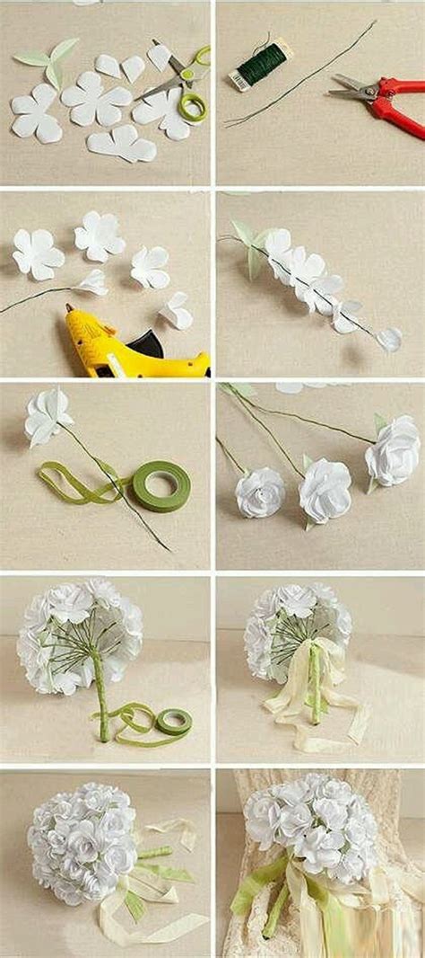 Wonderful DIY flower bouquet for wedding