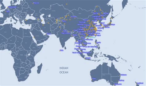 China Southern Airlines Route Map