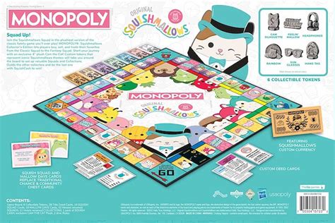 Squishmallows Monopoly Exists and There's Even a Squishmallow Pillow ...