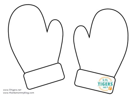 Mitten Template Free Printable - Free Printable Templates