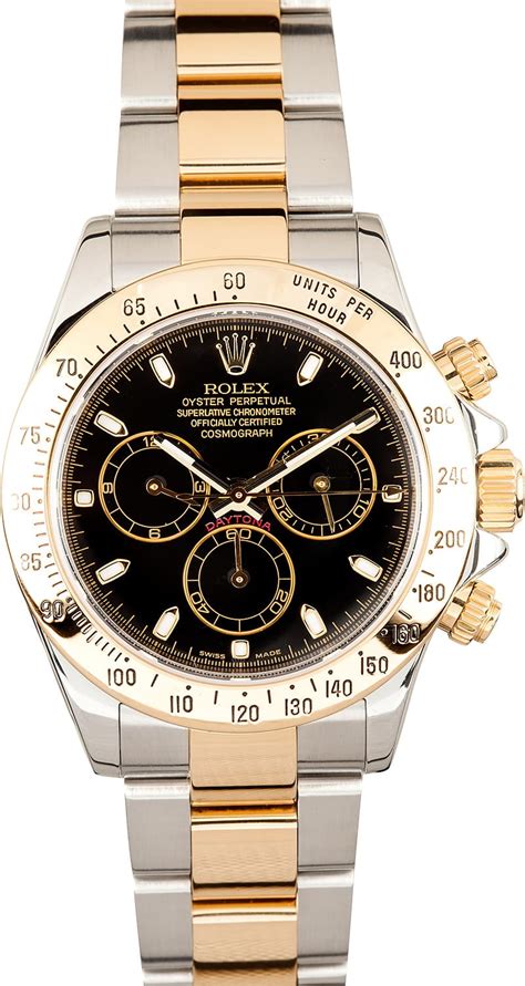 Used Rolex Daytona Two Tone 116523 - Save At Bob's Watches