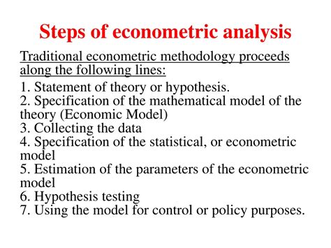 PPT - Econometrics Econ. 405 PowerPoint Presentation, free download - ID:242299