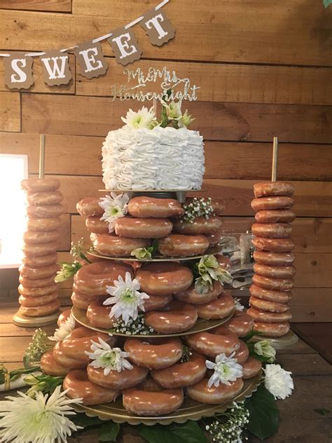 Donut wedding cake | Wedding donuts, Wedding cheesecake, Donut wedding cake