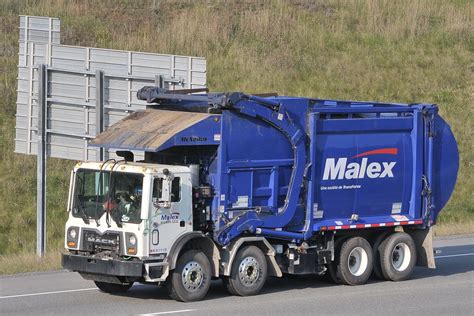 Malex 631110 Mack twin steer front loader garbage truck with McNeilus body Ottawa, Ontario ...