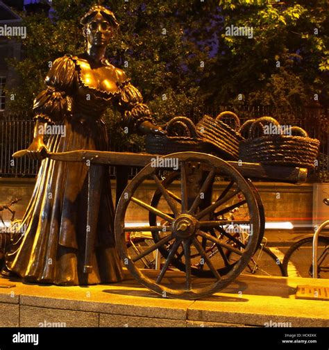 Famous Statue of Molly Malone In Its Original Location in Dublin ...