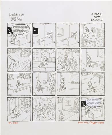 Life In Hell by Matt Groening, 1985 by Matthew Abram Groening on artnet