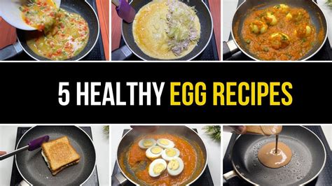 5 Easy High Protein Egg Recipes for Gym Diet - YouTube