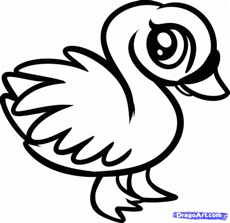 Cute Baby Animal Coloring Pages Dragoart - Coloring Home