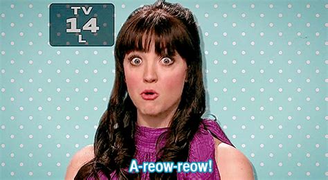 saturday night live zooey deschanel gif | WiffleGif